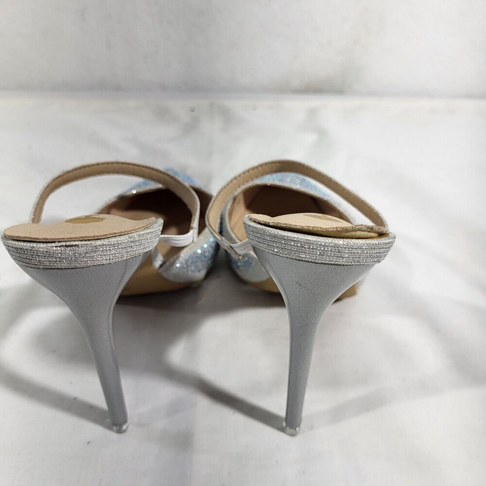 Bigtree Womens Sparkly Shimmery Pointed Toe Heels… - image 3